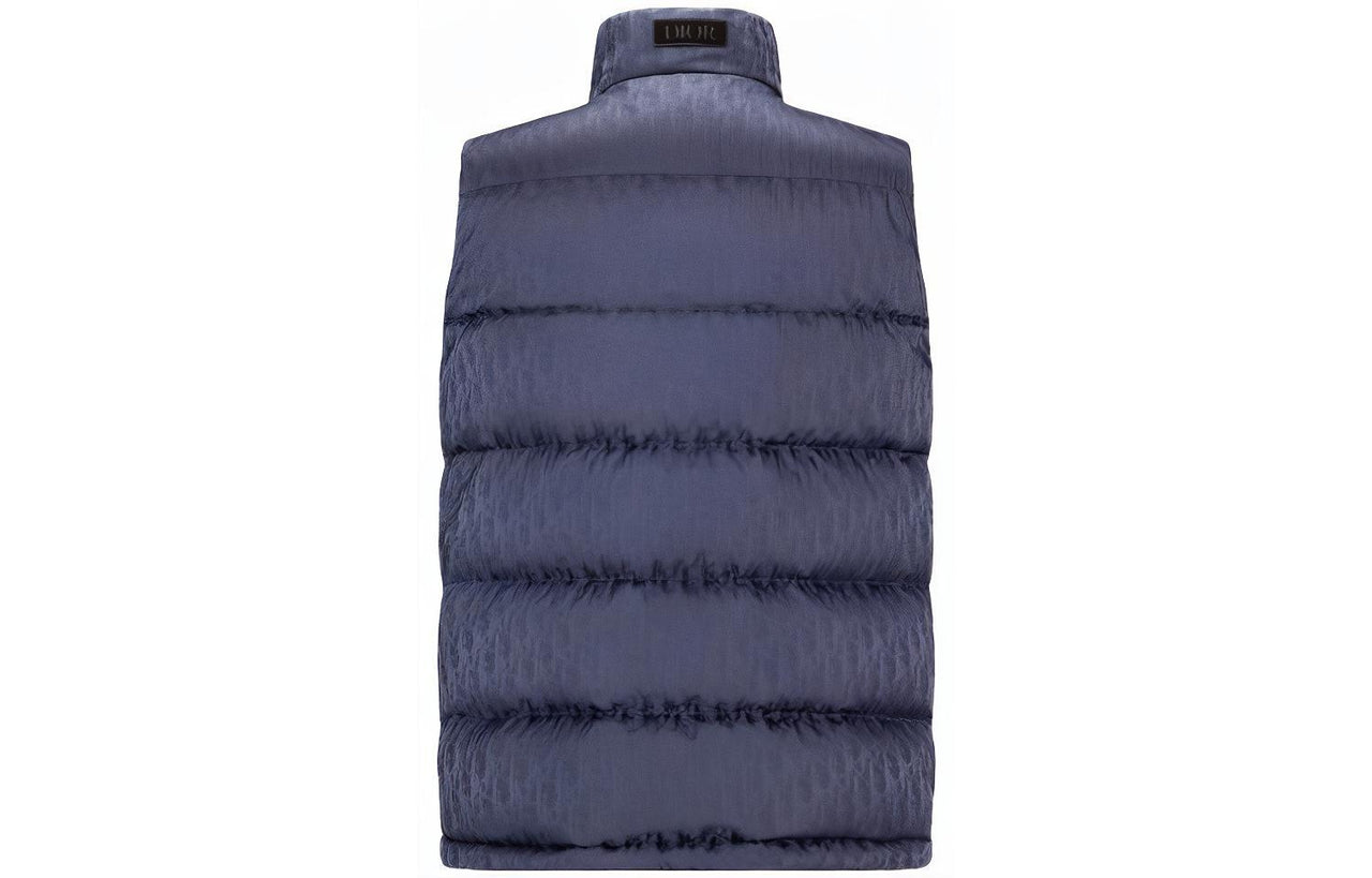 DIOR Vests Men Gray Blue