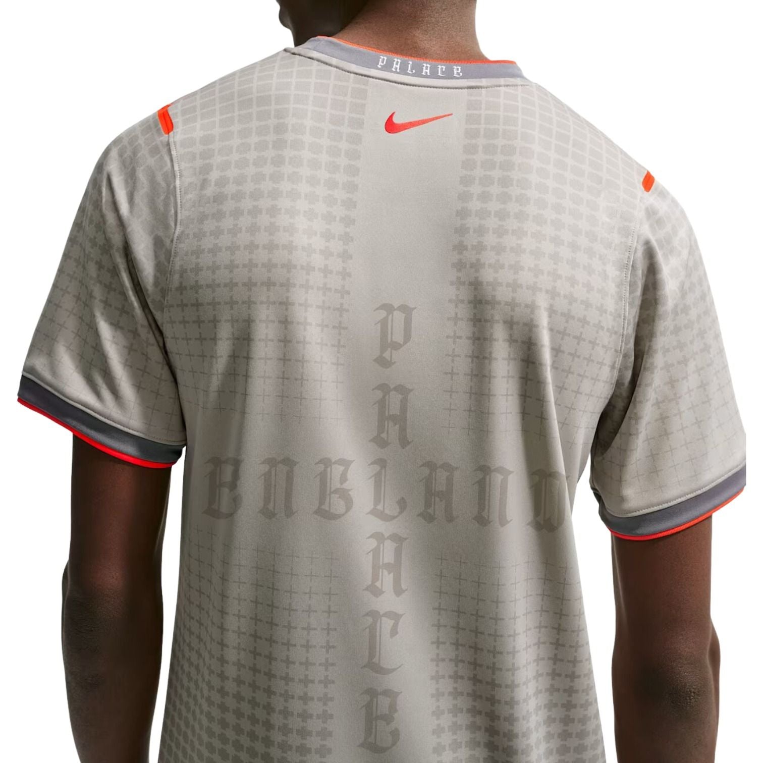 Nike x England x Palace Academy Pro T-Shirt 'Pewter Grey Bright Crimson' IH1672-052