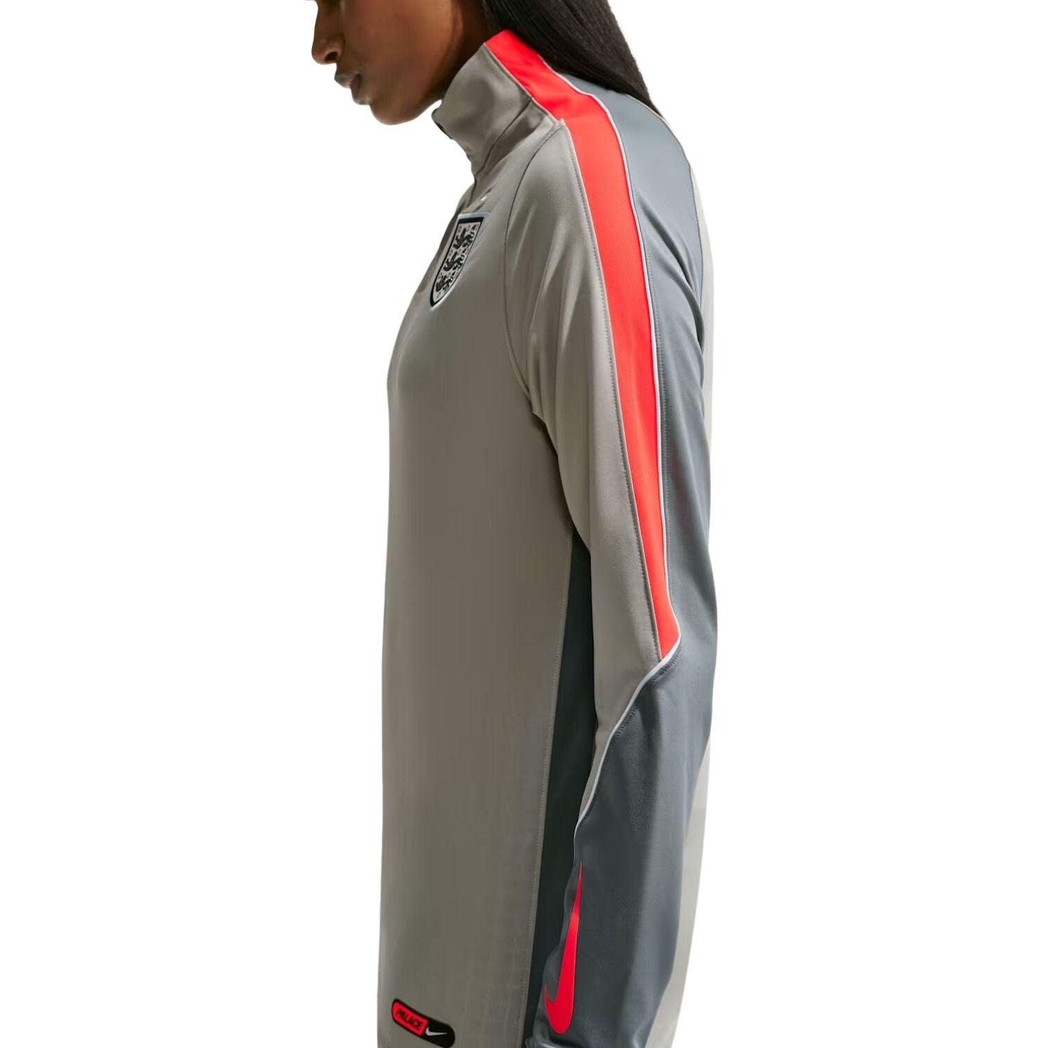 Nike x England x Palace Cryoshot Strike Drill T-Shirt 'Cool Grey' IM3229-052