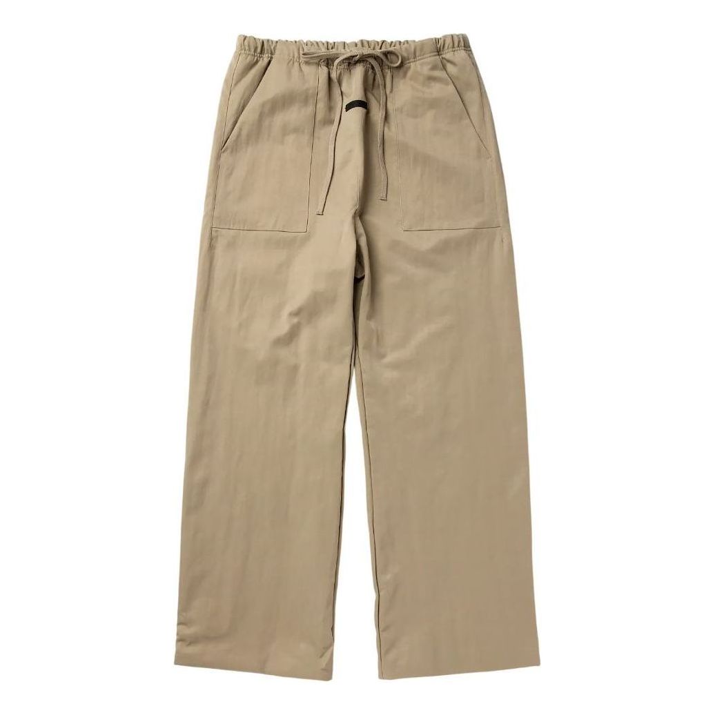 Fear of God Essentials SS25 Textured Nylon Utility Pants 'Dessert Sand' 130HO244807F