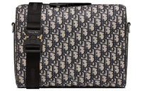 DIOR Lingot Jacquard Grain With Cow Leather Messenger Bag, Crossbody Bag, Shoulder Bag Men's