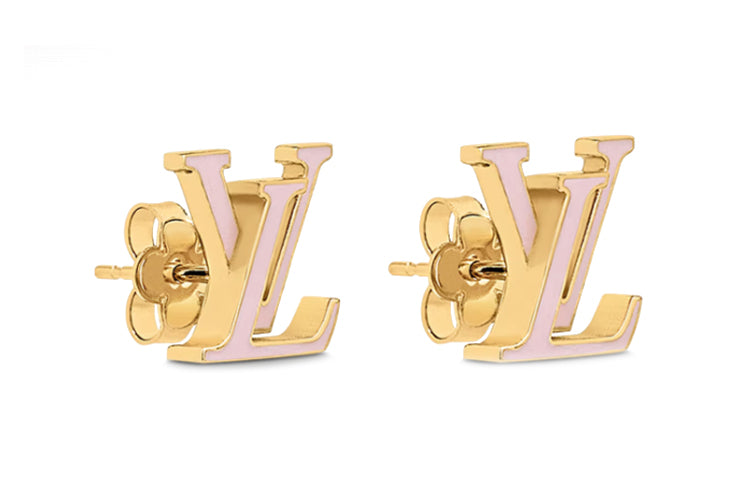 LOUIS VUITTON M01722 Lv Iconic Enamel Earrings