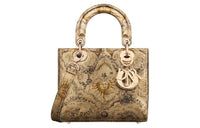 DIOR Lady Dior Calfskin Dior Bag Shoulder Bag Crossbody Bag Handbag Small Size Women's Bronze