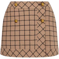 DIOR Casual Short Skirts Women's Brown
