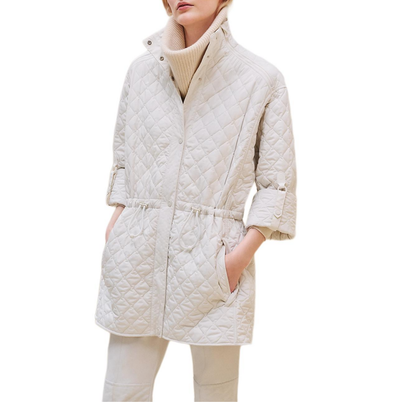 HERMES Jackets Coats Women's White