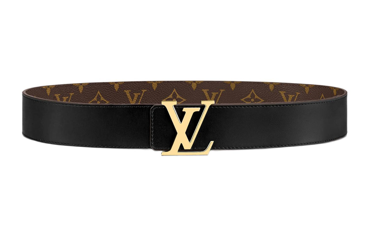 LOUIS VUITTON Belt Facettes Vernis Amarante