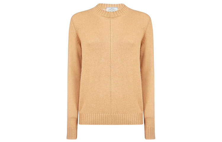 PRADA Cashmere Sweaters Women's Camel