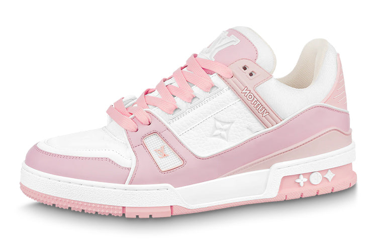 LOUIS VUITTON Trainer Pink White Women's