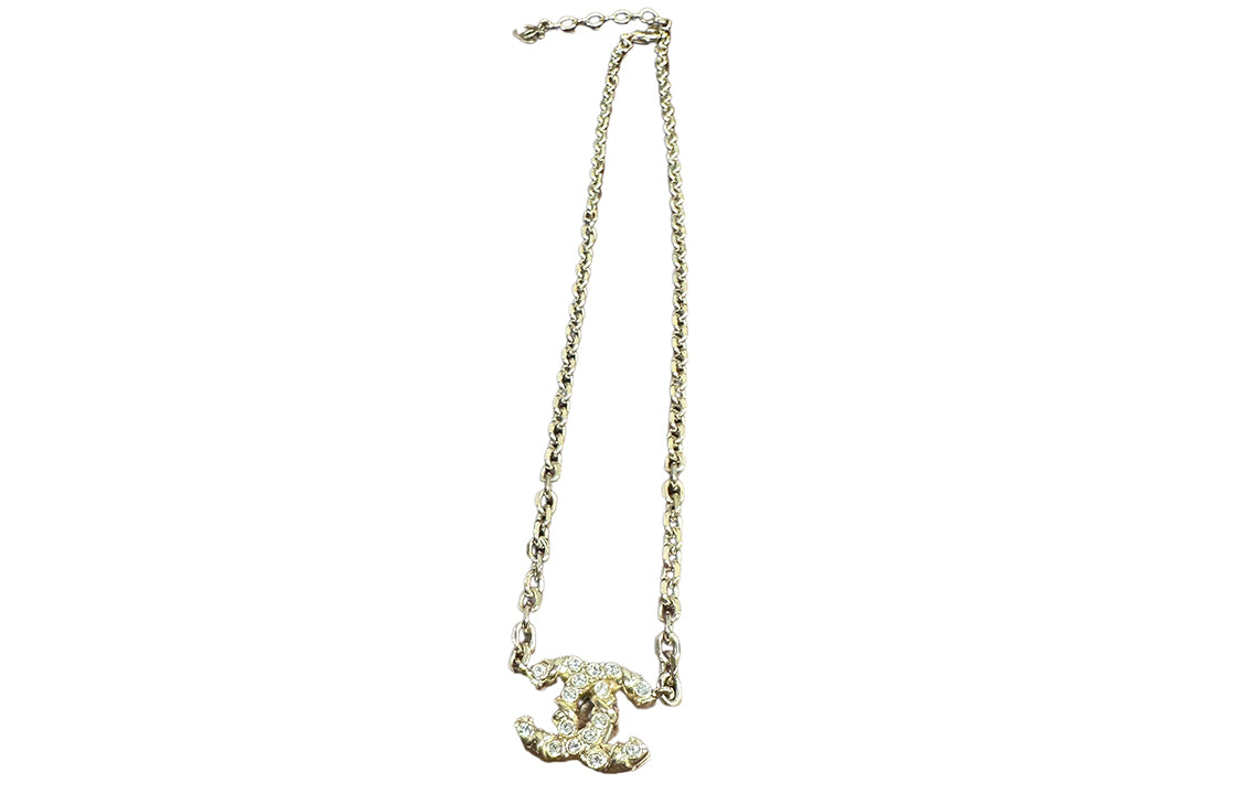 CHANEL Necklaces Unisex Gold