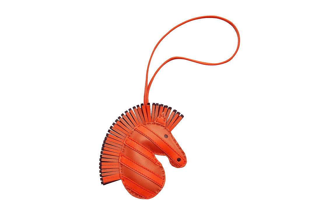 HERMES Pendants Unisex Orange