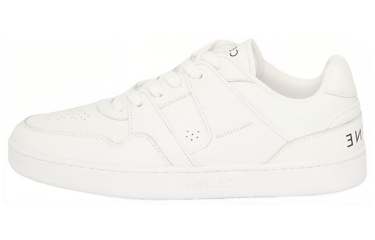 CELINE Low Top Skateboard Shoes Women's White