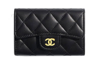 CHANEL Classic Card Holder Black AP0214