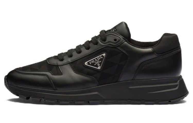 PRADA Leather And Re-Nylon 'Black'