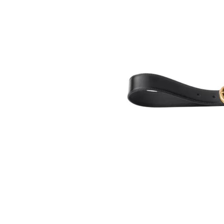 PRADA Leather Belts Unisex Black