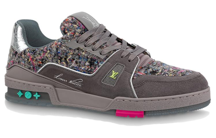 LOUIS VUITTON Lv Trainers 'Grey With Colorful Mesh'