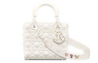 DIOR Lady Dior Cow Leather Lady Dior Bag, Shoulder Bag, Crossbody Bag, Handbag Women's Milk White