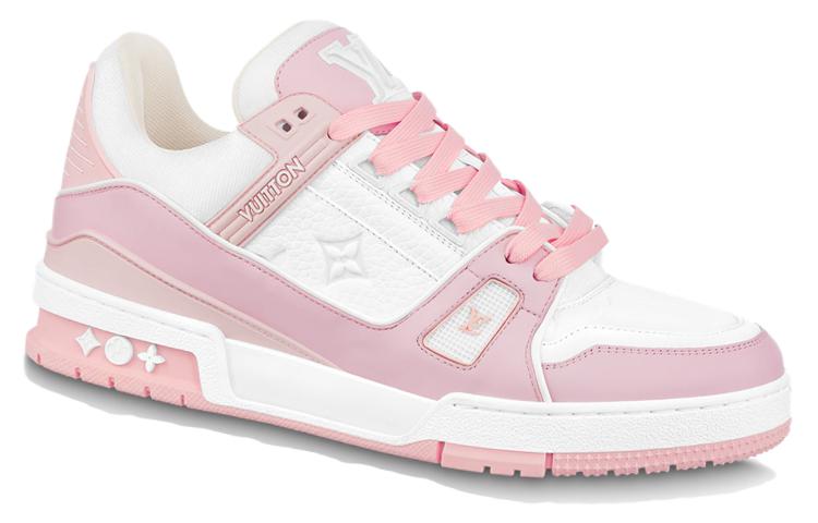 LOUIS VUITTON Lv Trainers 'White Pale Pink'