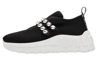 MIU MIU Cushioning Anti-Slip And Wear-Resistant Low-Top Casual Shoes Women's Black