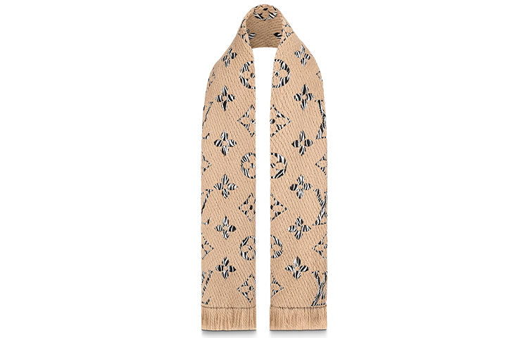 LOUIS VUITTON Knit Scarves Women's Brown