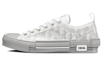 DIOR B23 Anti Slip And Wear Resistant Lightweight Low Top Canvas Shoes Men's Gray