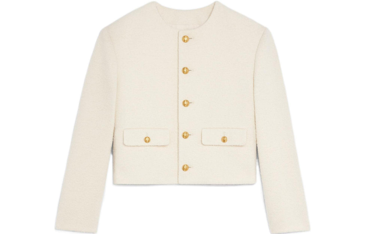 CELINE Jacket Women's Chalk White