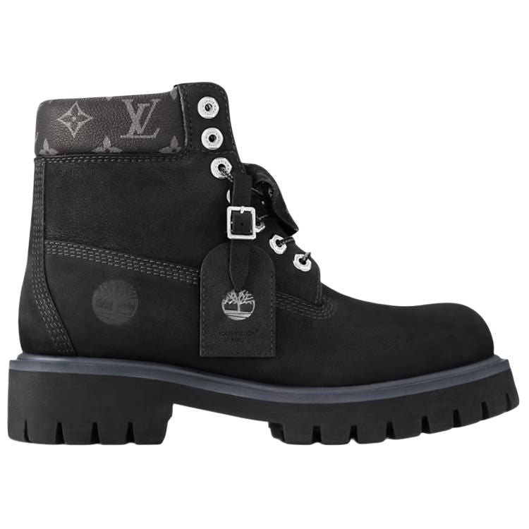 Timberland x LOUIS VUITTON Ankle-Length Martin Boot Men's Black