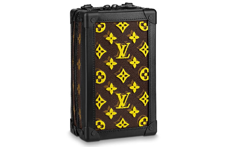LOUIS VUITTON Vertical Soft Trunk Monogram Tuffetage Yellow
