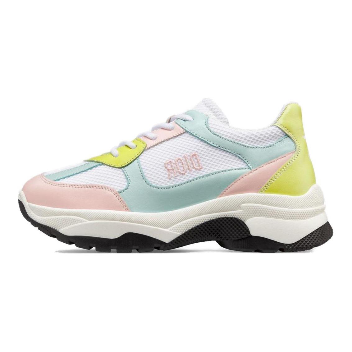 DIOR Low Top Kids Lifestyle Shoes Pink Blue White Kids'