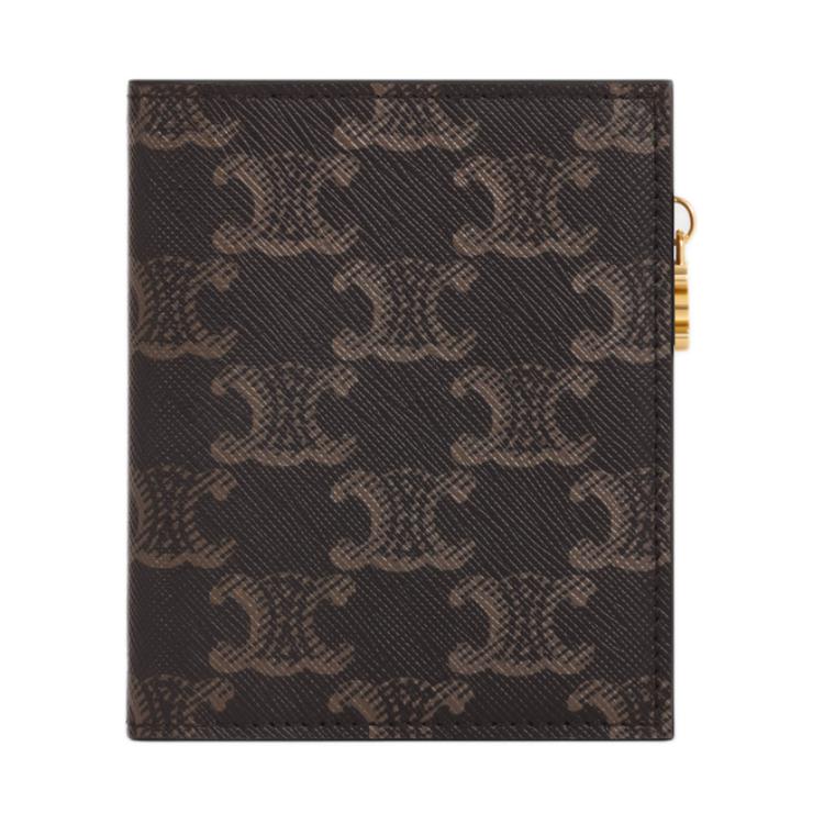CELINE Canvas Card Holder Women's Brown