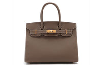 HERMES Birkin Epsom Calfskin Birkin Bag Handbags Regular Women's Etoupe Elephant Gray