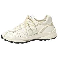 CHANEL Low Top Casual Shoes Women's White