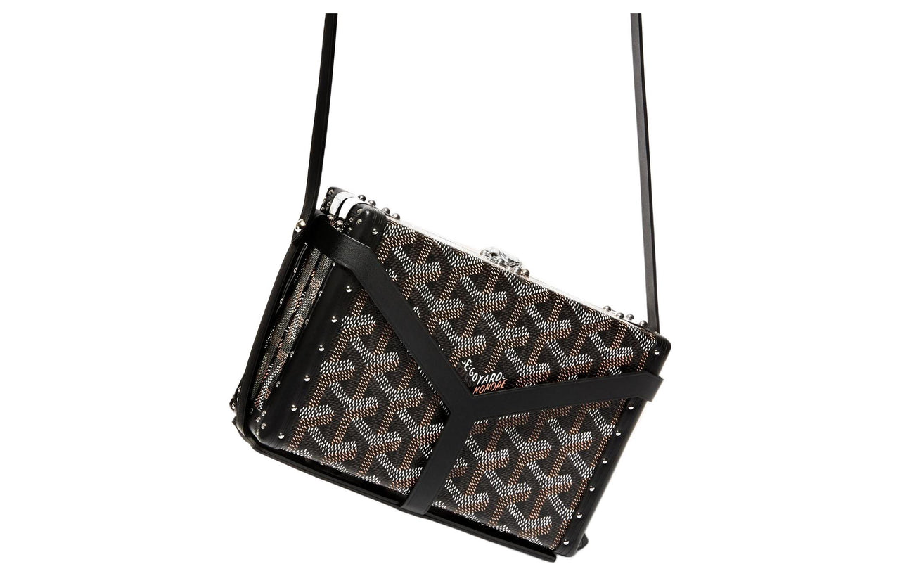 GOYARD Canvas With Leather Clutches Crossbody Bags Regular Unisex Multiple Colors
