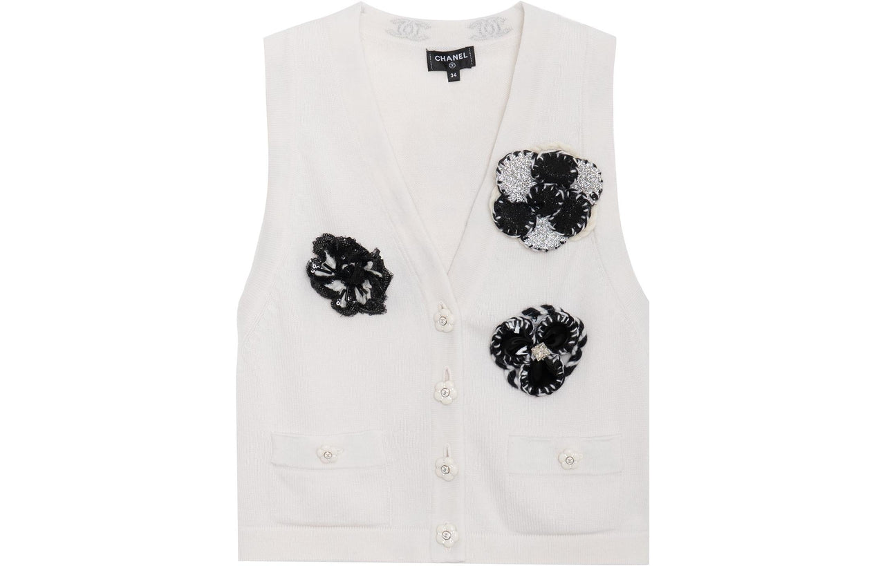 CHANEL Knitwear Women's White