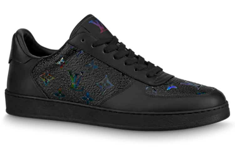 LOUIS VUITTON Rivoli Stylish Skateboarding Shoes Men's Black