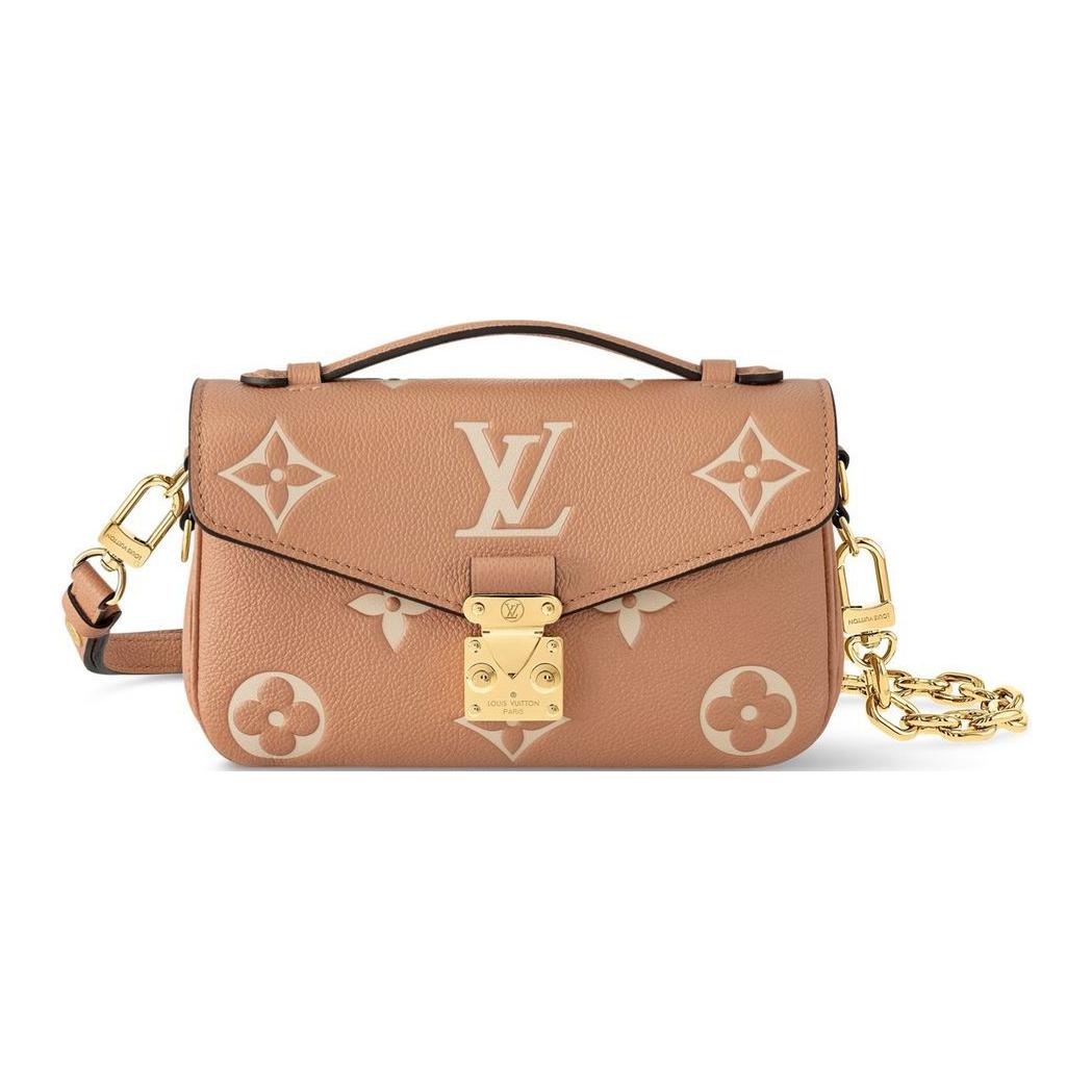 LOUIS VUITTON Pochette Metis Leather Messenger Bag Crossbody Bag Shoulder Bag Women's Brown