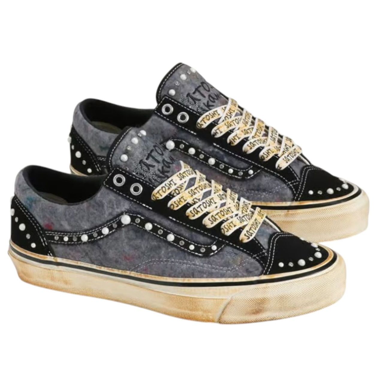 Vans x Satoshi Nakamoto OTW Old Skool Reissue 36  'Pearlized Speckled Moving Blanket Grey' VN000DC0FNG