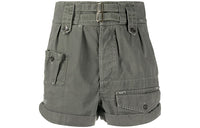 SAINT LAURENT Cargo Shorts Women's Gray