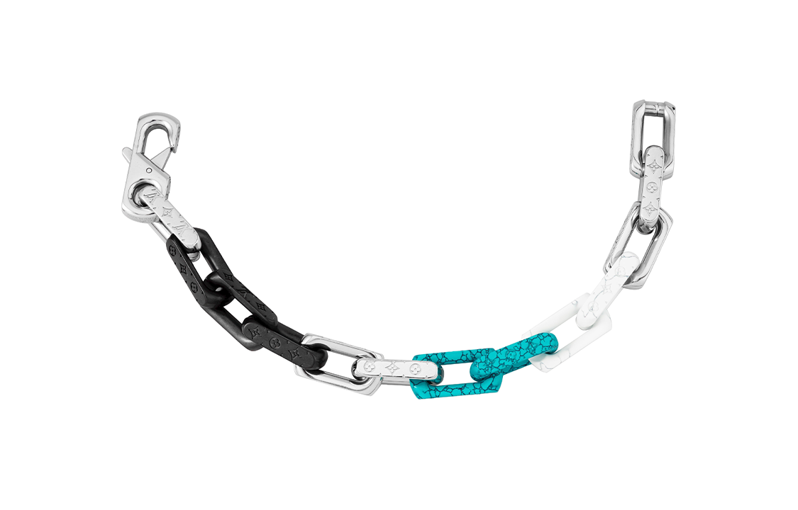 LOUIS VUITTON Stainless Steel Bracelets Men's Silver