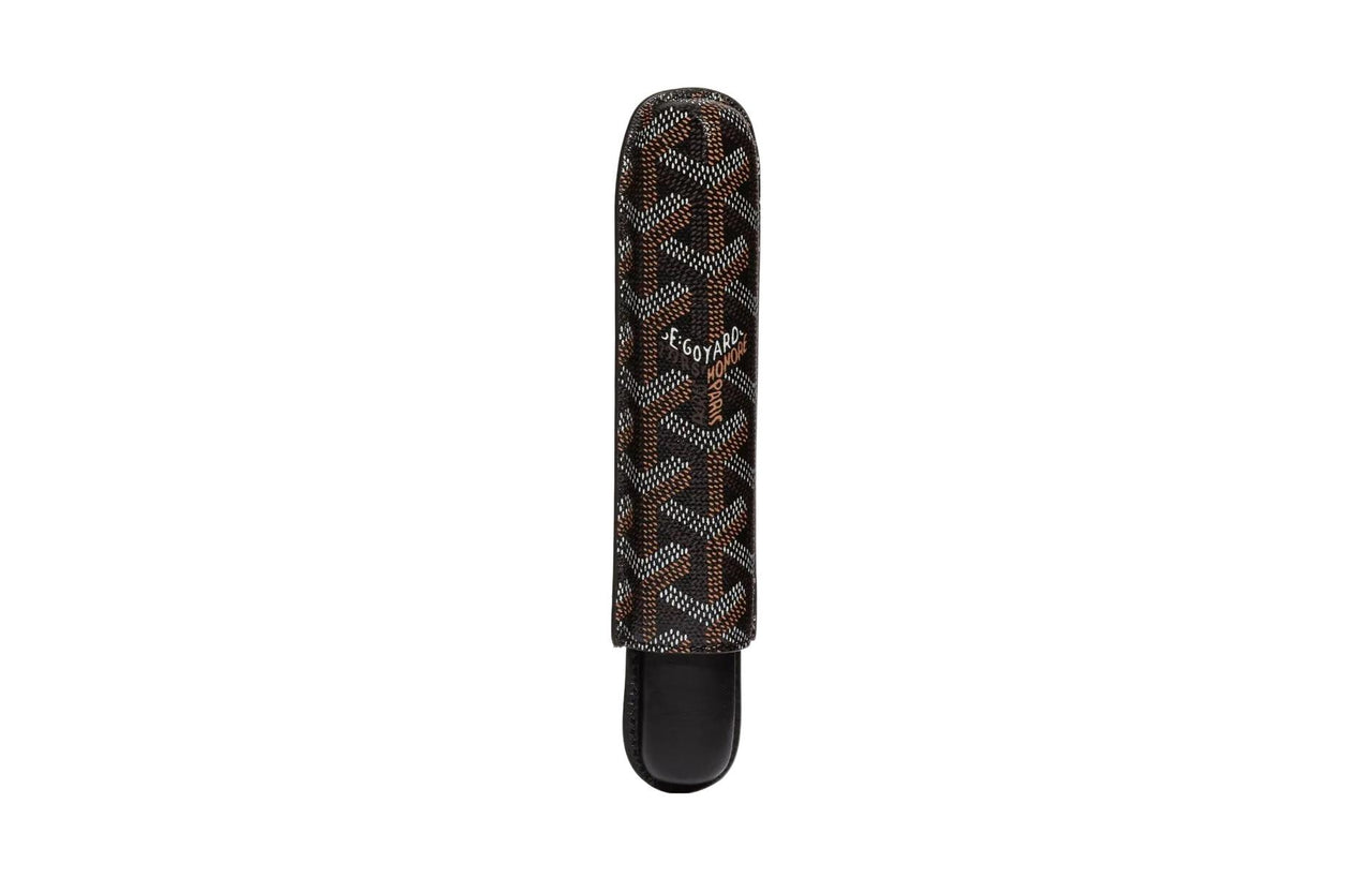 GOYARD Churchill Canvas With Calfskin Dog's Teeth Cigar Box Accessories Unisex Black