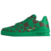 LOUIS VUITTON Trainer Low-Top Skateboard Shoes Unisex Green