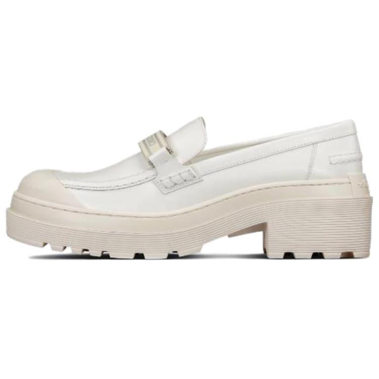 DIOR Code Platform Shoes Women's White