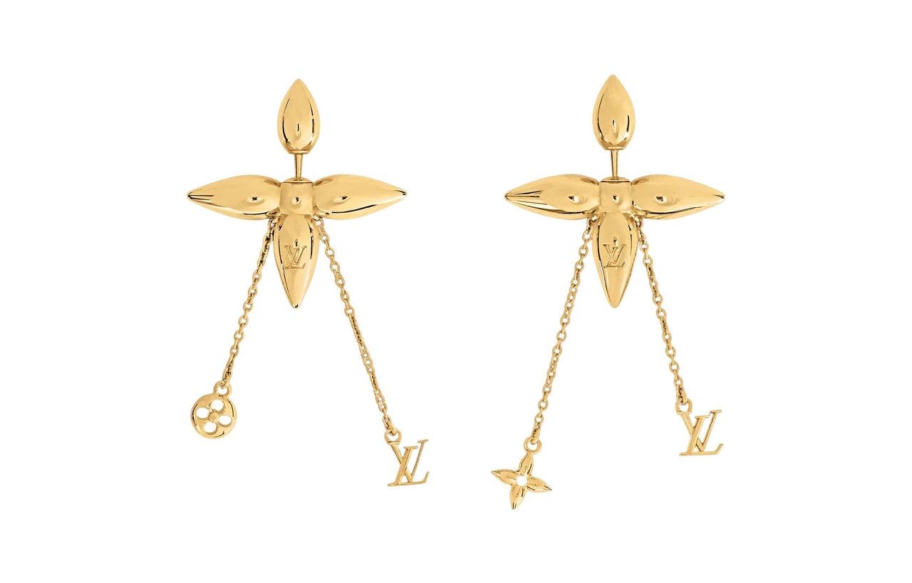 LOUIS VUITTON Earrings Women's Gold