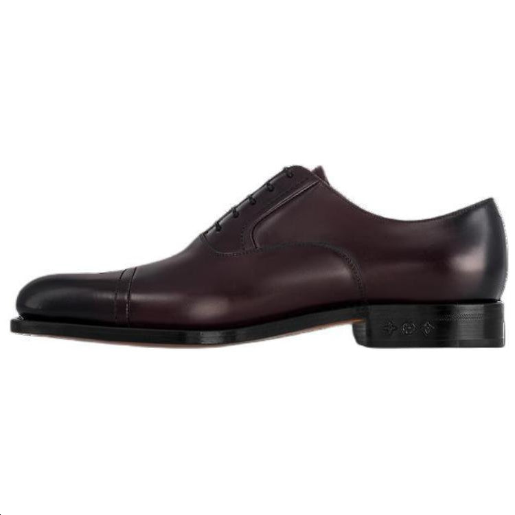 LOUIS VUITTON Varenne Dress Shoes Men's Red