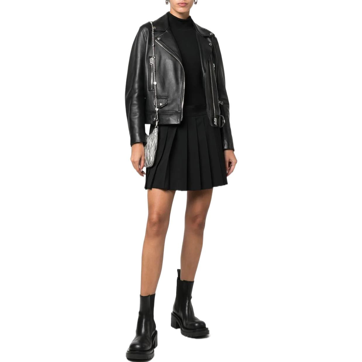 MIU MIU SS22 Casual Short Skirts Women's Black