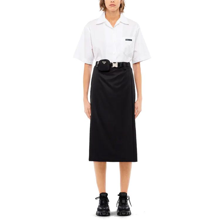 PRADA Casual Long Skirts Women's Black