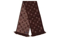LOUIS VUITTON Knit Scarves Unisex Chestnut
