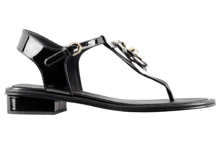CHANEL Stylish Sandal Women's Black