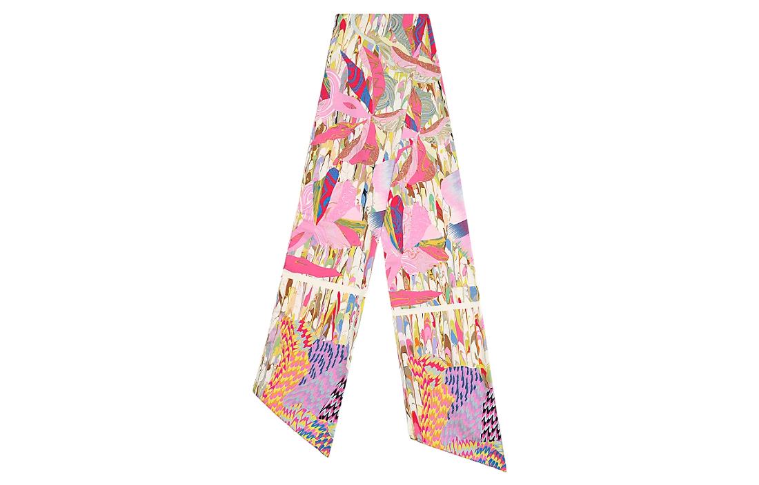 HERMES Silk Scarf Women's Multicolor