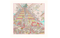 HERMES Silk Scarves Women's Pink