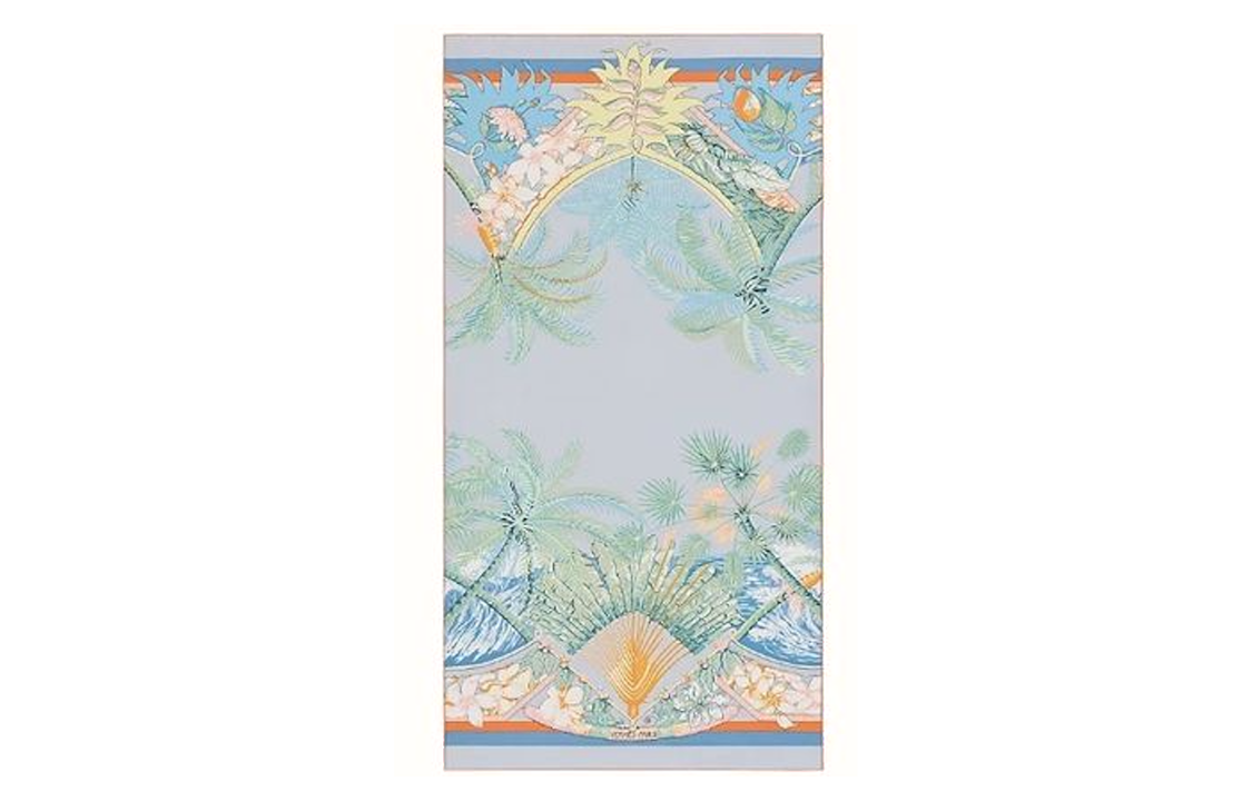 HERMES Silk Scarves Women's Multicolor